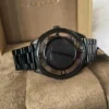 fec09d7c1bb0be656f48785fc732fd8a_d0abe6b4-293c-4135-8b46-bd3429b1b457 Marc Jacobs Tether Transparent Black Dial Black Steel Strap Watch for Women - MBM3419