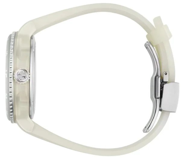 gcc-117-gucci-watch-dive-unisex-ya136342_4copy Gucci Dive Automatic White Dial White Rubber Strap Unisex Watch - YA136342