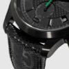 Gucci G Timeless Chronograph Black Dial Black Leather Strap Watch For Men - YA126244