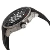 Gucci Dive Quartz Kingsnake Black Dial Black Rubber Strap Watch For Men - YA136217