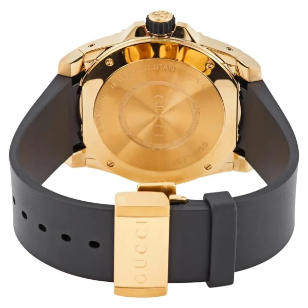 gucci-dive-quartz-black-dial-mens-watch-ya136219--_3 Gucci Dive Quartz Black Dial Black Rubber Strap Watch For Men - YA136219