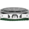 gucci-dive-ya136206-green-and-red-nylon-strap-mens-watchbracelet-color-multicolored-movement-quartz-_2-132827 Gucci Dive Black Dial Two Tone NATO Strap Watch For Men - YA136206