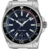 gucci-dive-ya136212-stainless-steel-mens-watchbracelet-color-silver-movement-quartz-waterproofing-200-m-dial-color-black-bracele Gucci Dive Quartz Black Dial Silver Steel Strap Watch For Men - YA136212
