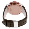 Gucci G Chrono Black Dial Brown Leather Strap Watch For Men - YA101202