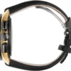 Gucci G Chrono Black Dial Black Leather Strap Watch For Men - YA101203