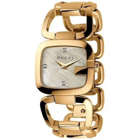 gucci-g-gucci-small-diamond-womens-watch-ya125513-275376 BRAND, SELLER, OR COLLECTION NAME Gucci MODEL NUMBER YA1264077 PART NUMBER YA1264077 ITEM SHAPE Round DISPLAY TYPE Analog CLASP Tang Buckle CASE DIAMETER 38 millimeters CASE THICKNESS 9 millimeters BAND MATERIAL Leather BAND WIDTH 19 millimeters BAND COLOR Multi DIAL COLOR Multi MOVEMENT Quartz