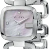 Gucci G Gucci Diamonds Mother of Pearl Dial Silver Steel Strap Watch For Women - YA125502