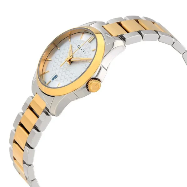 gucci-g-timeless-silver-dial-ladies-two-tone-watch-ya126563_2-564249_6795b660-3834-4d0c-9997-d99f1e10e3f4 Gucci G Timeless Silver Dial Two Tone Steel Strap Watch For Women - YA126563