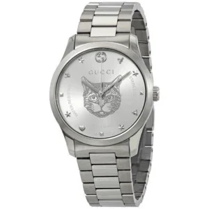 gucci-g-timeless-silver-dial-stainless-steel-watch-ya1264095-834489 Gucci G Timeless Silver Dial Silver Steel Strap Watch For Women - YA1264095