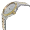 Gucci G Timeless Quartz Silver Dial Two Tone Steel Strap Watch For Men - YA126450