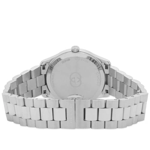 gucci-g-timeless-watch-white-ya1265064_1 Gucci G Timeless Diamonds White Dial Silver Steel Strap Watch for Women - YA1265064