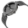 Gucci G Interlocking Quartz Grey Dial Grey Steel Strap Watch For Men - YA133210