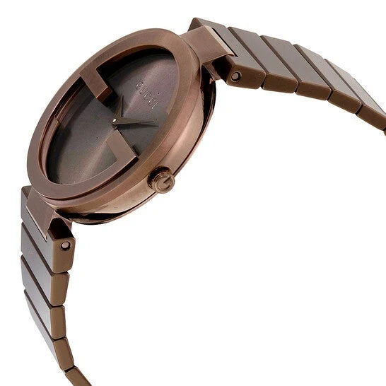 gucci-interlocking-g-brown-dial-brown-pvd-men_s-watch-ya133317_2_2 Gucci Interlocking G Quartz Brown Dial Brown Steel Strap Watch for Women - YA133317