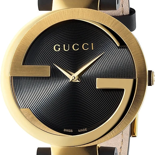 gucci-interlocking-latin-grammy-womens-watch-ya133312_8be8849e-86ea-4d6a-8736-f1299254e0a6 Gucci Interlocking G Grammy Special Edition Black Dial Black Leather Strap Watch for Women - YA133312