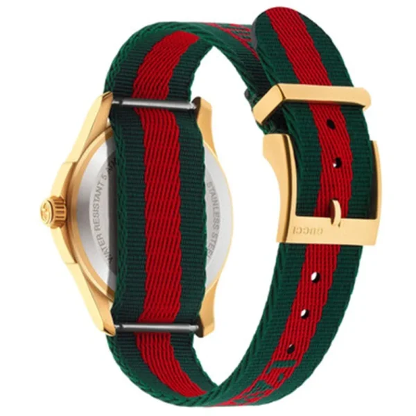 gucci-unisex-ya126487a-g-timeless-quarzo-orologio-548_1200x1200.progressive_2a49bebb-3c39-458d-87ca-de3bd0752d4a Gucci G Timeless Quartz Green & Red Dial Green & Red NATO Strap Watch For Men - YA126487A