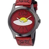 Gucci G Timeless Ghost Red Dial Red Leather Strap Watch For Men - YA1264023
