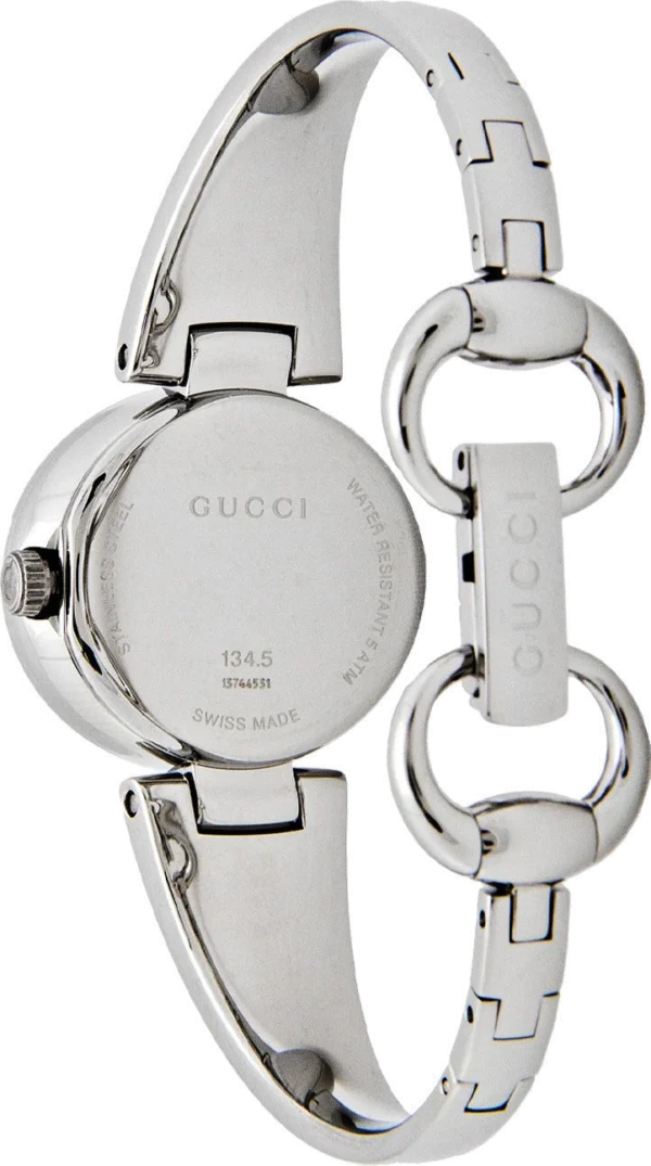 gucci-ya134503-womens-watchbracelet-color-silver-movement-quartz-waterproofing-50-m-dial-color-brown-bracelet-material-stainless_1 Gucci Guccissima Quartz Diamonds Brown Dial Silver Steel Strap Watch For Women - YA134503