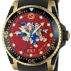 Gucci Dive Quartz Red Dial Black Rubber Strap Watch For Men - YA136325