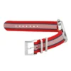 Gucci G Timeless Quartz Red Dial Two Tone NATO Strap Watch For Men - YA1264070