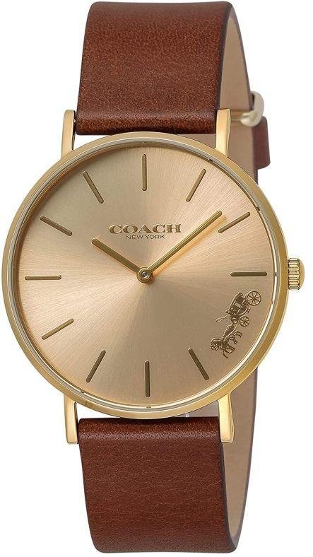 i-img600x788-1653032667et1ex329260 Coach Perry Gold Dial Brown Leather Strap Watch for Women - 14503331