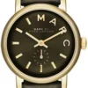 i-marc-jacobs-mbm1330-369158 Marc Jacobs Baker Olive Dial Olive Leather Strap Watch for Women - MBM1330