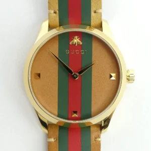 il_fullxfull.4627331647_n6bq_19947a2c-6a15-40d9-a110-22cfc92e4a30 Gucci G Timeless Quartz Brown Dial Brown Leather Strap Unisex Watch - YA1264077