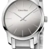 Calvin Klein City Silver Dial Silver Steel Strap Watch for Women - K2G23148