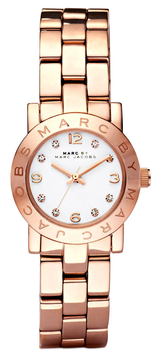 image_16234_19_v1 Marc Jacobs Mini Amy White Dial Rose Gold Steel Strap Watch for Women - MBM3078