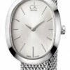 Calvin Klein Incentive Silver Dial Silver Mesh Bracelet Watch for Women - K3P23126