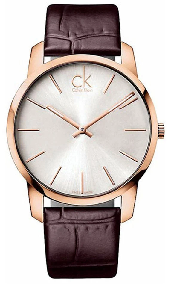 image_21546_19_v1_e3873466-5040-4bbc-b5f5-2131d752f5a1 Calvin Klein City White Dial Brown Leather Strap Watch for Men - K2G21629