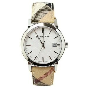 image_2_133959592681_1-264184 Burberry The City Silver Dial Brown Leather Strap Watch for Women - BU9025