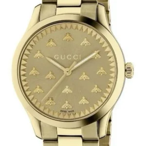 imgi_102_s-l1600_e694b151-47e1-42b4-8456-e46416527e9a Gucci G Timeless 18K Gold Dial Gold Steel Strap Watch for Women - YA1265036