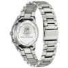 Citizen Mechanical Automatic Salmon Brown Dial Silver Steel Strap Watch for Men - NJ0191-83X