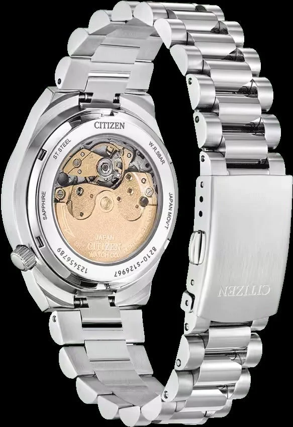 imgi_194_191966 Citizen Tsuyosa Automatic Blue Dial Silver Steel Strap Watch for Men - NJ0200-50M
