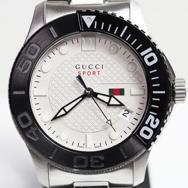 jp_i_l_7c46a36b-246d-449c-9dc1-9d73ffd161e8 Gucci G Timeless Sport White Dial Silver Steel Strap Watch For Men - YA126250