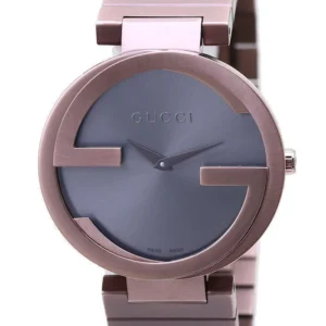 jp_i_n_a634e3c7-c5f1-4184-ae07-779b298c86bb Gucci Interlocking G Quartz Brown Dial Brown Steel Strap Watch for Women - YA133317