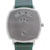 luxury-men-gucci-new-watches-p405990-006_4bce5bb8-4167-4e86-9eb9-bbc8cbc0fcf3 Gucci Grip Quartz Silver Dial Green Leather Strap Watch For Women - YA157414