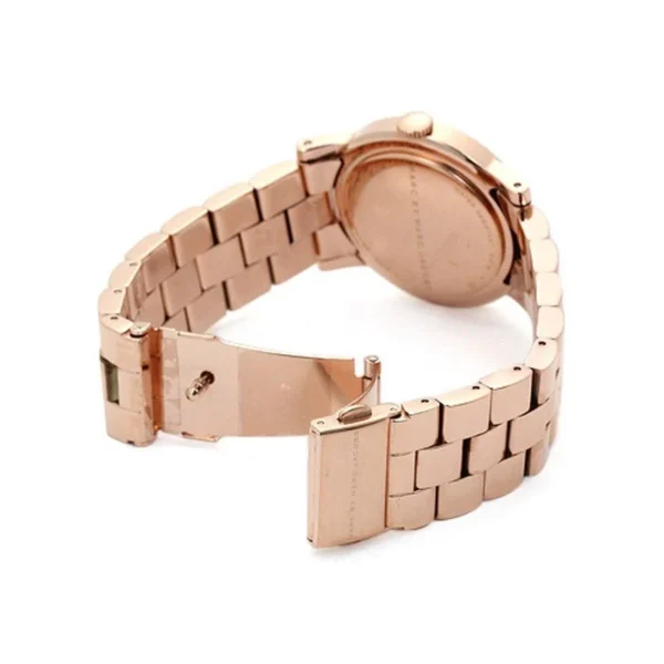 m8-359021 Marc Jacobs Amy Pink Dial Rose Gold Steel Strap Dial Watch for Women - MBM8625