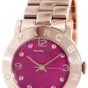 marc-by-marc-jacobs-MBM8625-163123 Marc Jacobs Amy Pink Dial Rose Gold Steel Strap Dial Watch for Women - MBM8625