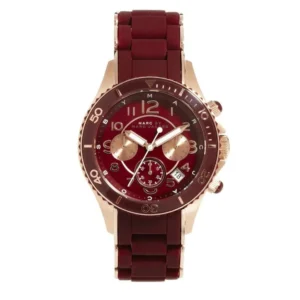 marc-by-marc-jacobs-mbm2596_0afe21f2-efd4-4999-be15-c187a1e6eb86 Marc Jacobs Rock Chronograph Red Dial Red Silicone Strap Watch for Women - MBM2596