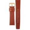 Marc Jacobs Amy White Dial Brown Leather Strap Watch for Women - MBM8574