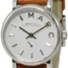 marc-jacobs-mbm1270-2-450x600-463484 Marc Jacobs Baker White Dial Brown Leather Strap Watch for Women - MBM1270