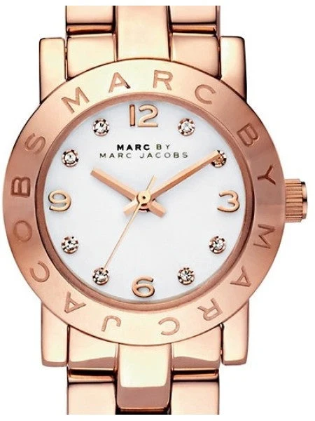 marc-jacobs-mbm3078-2-450x600 Marc Jacobs Mini Amy White Dial Rose Gold Steel Strap Watch for Women - MBM3078