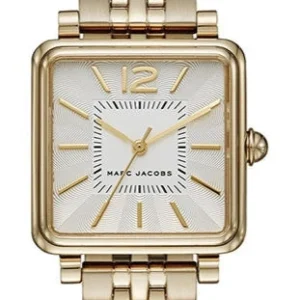 marc_jacobs_horlogeband_MJ3462 Marc Jacobs Vic Silver Dial Gold Steel Strap Watch for Women - MJ3462