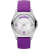 mbm1262-montre-femme-quartz-argent_f857fd99-0b4e-405a-b0cb-b3425798f345 Marc Jacobs Baby Dave Silver Dial Purple Leather Strap Watch for Women - MBM1262