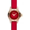 Marc Jacobs Blade Red Dial Red Leather Strap Watch for Women - MBM1343