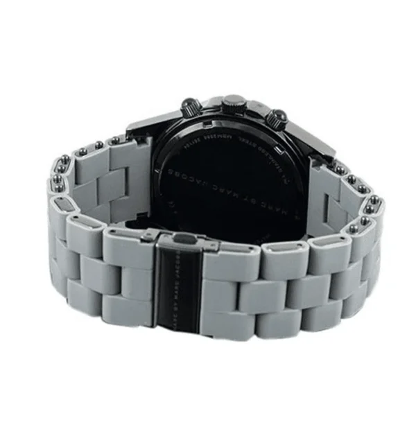 mbm2566_2 Marc Jacobs Pelly Grey Dial Grey Silicone Strap Watch for Women - MBM2566