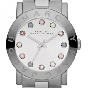 mbm3214_01 Marc Jacobs Amy Dexter Silver Dial Silver Steel Strap Watch for Women - MBM3214