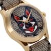Gucci G-Timeless Brown Dial Brown Leather Strap Unisex Watch - YA1264057