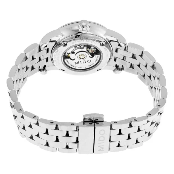 mido-baroncelli-automatic-mother-of-pearl-dial-stainless-steel-ladies-watch-m76004691_3_2_900x_754d99e1-62df-4988-8b74-947cf3ab5a43 Mido Baroncelli Automatic Mother Of Pearl Dial Silver Steel Strap Watch For Women - M7600.4.69.1